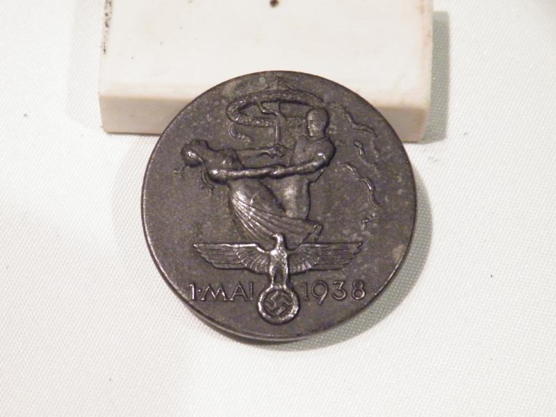 1938 German May Day Badge.