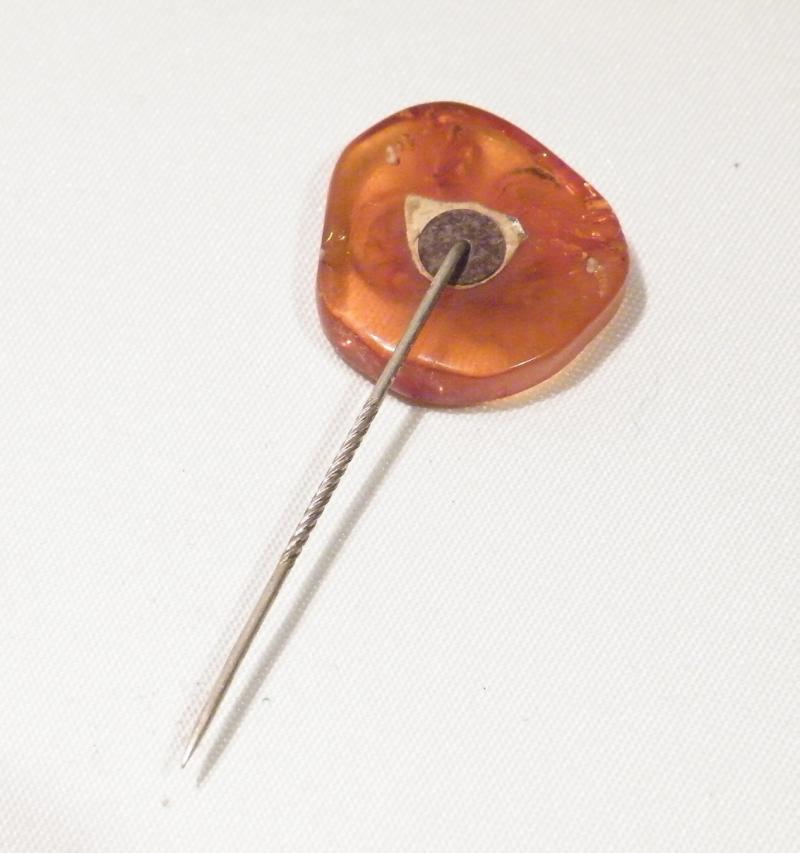 1930’s German DAF Amber Pin.