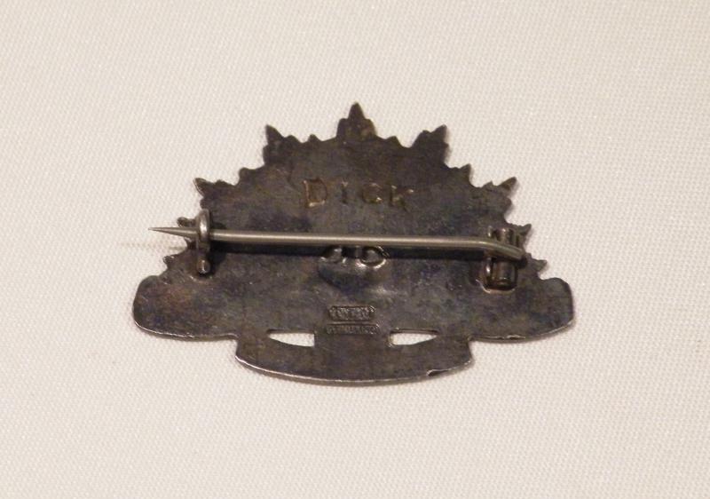 WW1 Era Sterling Silver Australian Commonwealth Sweetheart Brooch