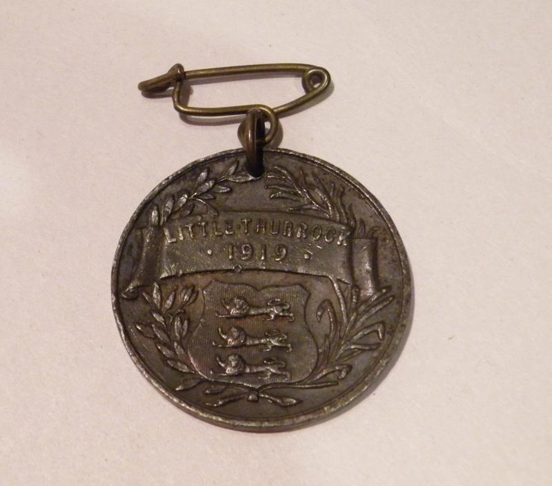WW1 Era 1919 Peace Medal from Little Thurrock