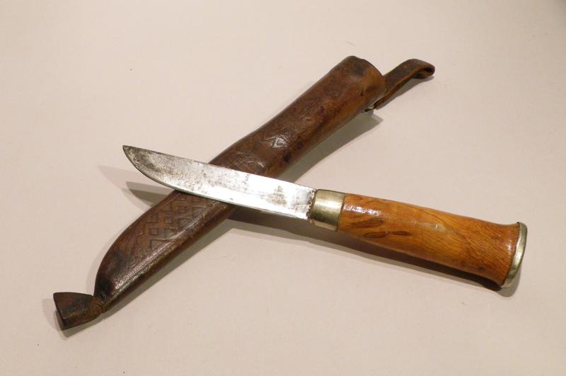 Vintage Finnish Puukko Knife by J Marttiini Lapland.