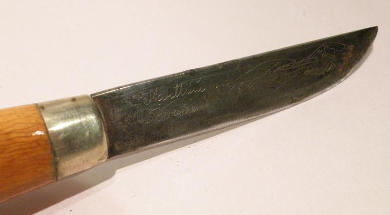 Vintage Finnish Puukko Knife by J Marttiini Lapland.