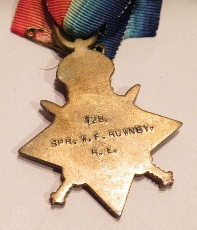 WW1 Territorial Force Medal Group to Rowney RE Sig Coy.