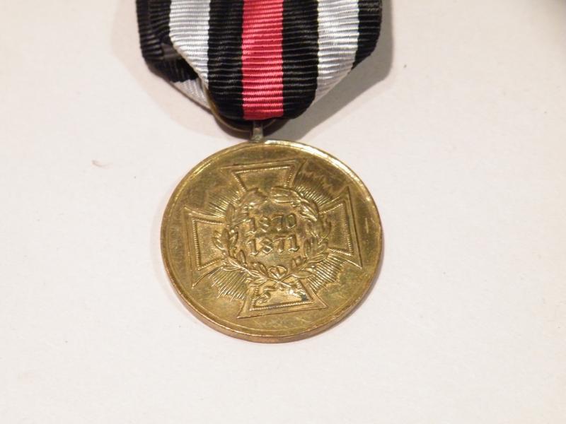 1870/71 German Franco Prussian War Medal (Combatants)