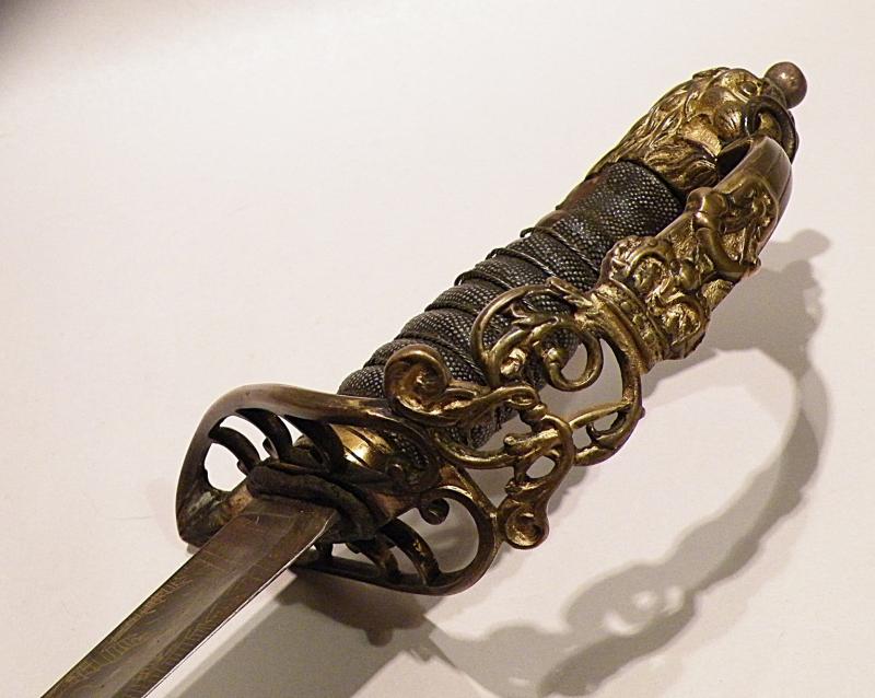 Rare Geo III 1803 Pattern Infantry Officers Sword.