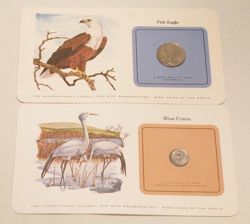 4x Bird Preservation Presentation Coins.