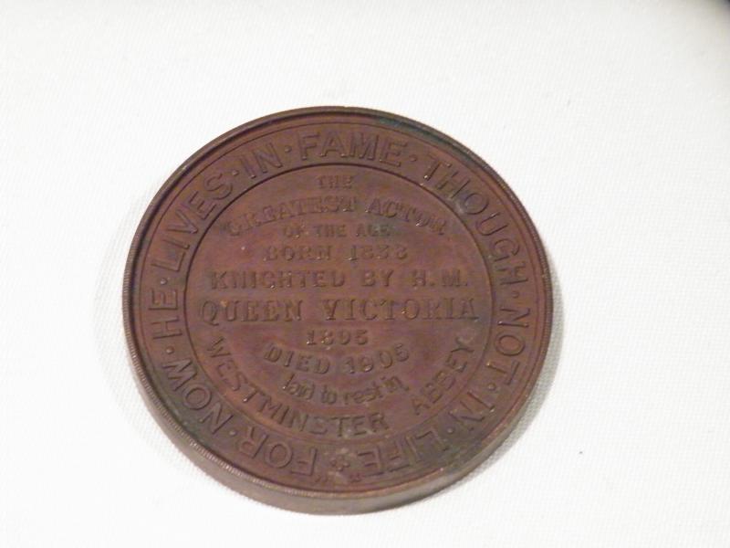 Henry Irving Bronze Medallion.