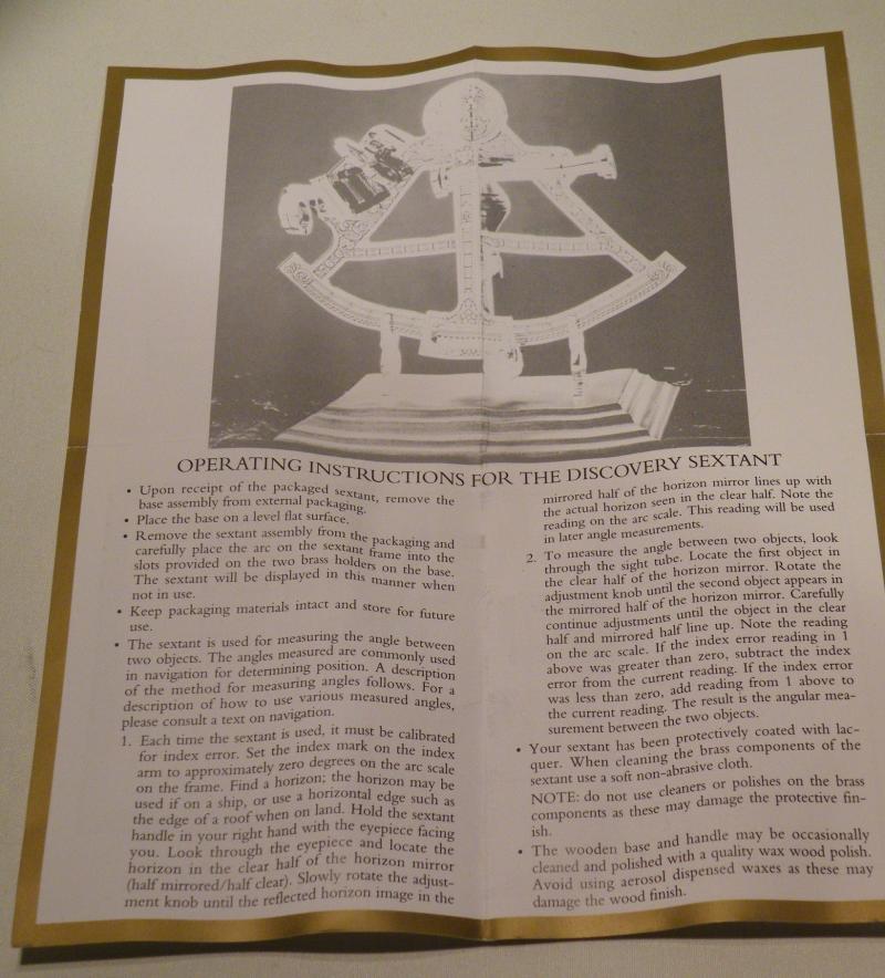 Vintage Franklin Mint – The Discovery Sextant