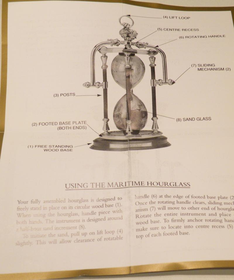 Vintage Franklin Mint – The Discovery Hourglass