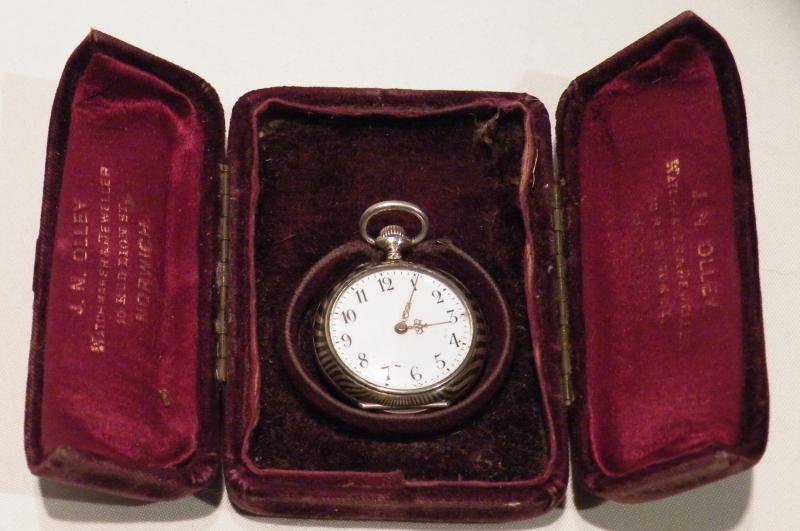 Antique Niello silver Fob Watch.