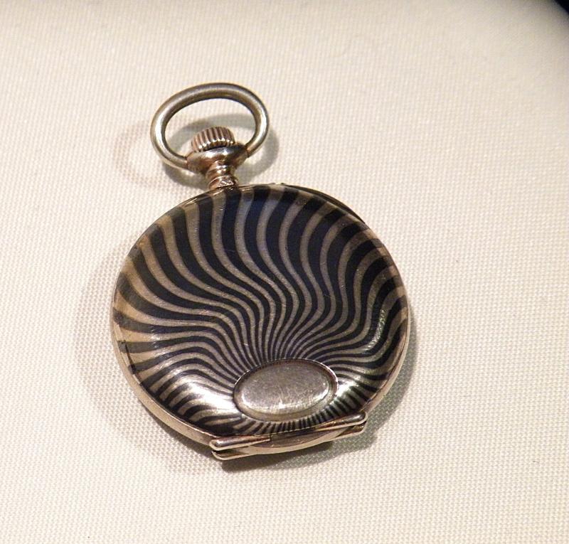 Antique Niello silver Fob Watch.