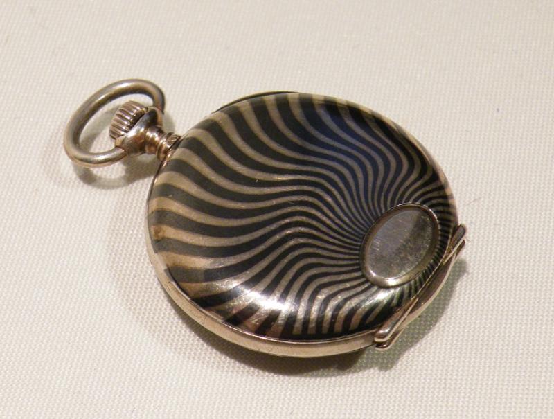 Antique Niello silver Fob Watch.