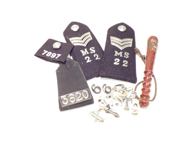 Collection of Vintage Metropolitan Police Insignia etc