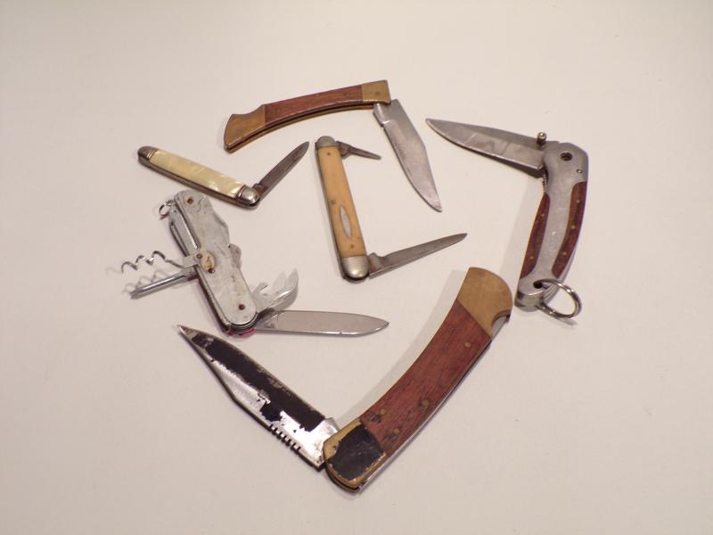 Collection of Six Vintage Pocket Knives