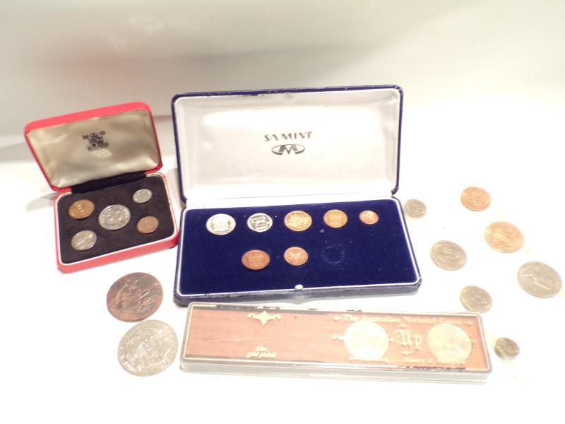 Collection of Mixed World Mainly Cased Vintage Coinage