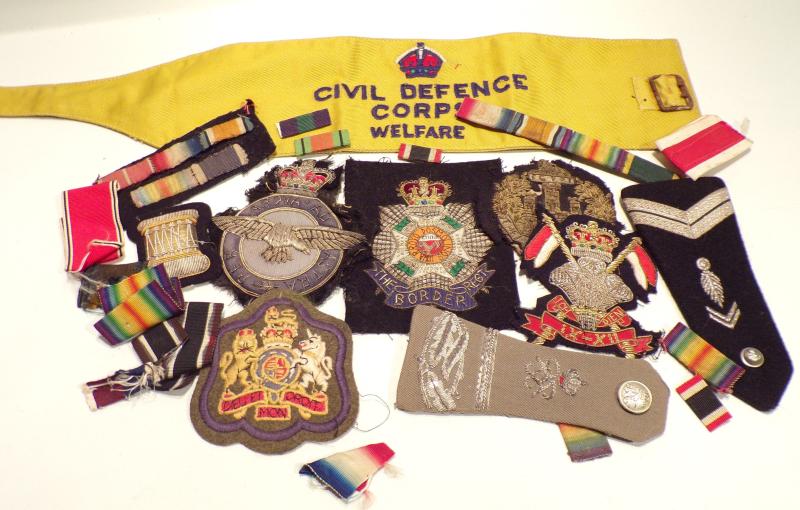 Various Bullion Badges & Medal Ribbons.