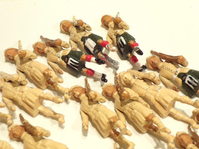 Collection of Vintage Part Painted Lead Soldiers