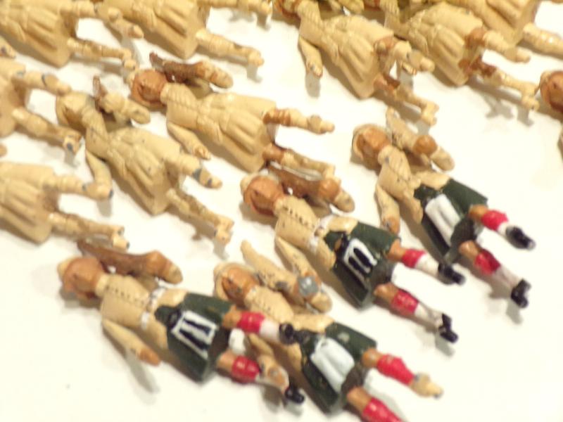 Collection of Vintage Part Painted Lead Soldiers