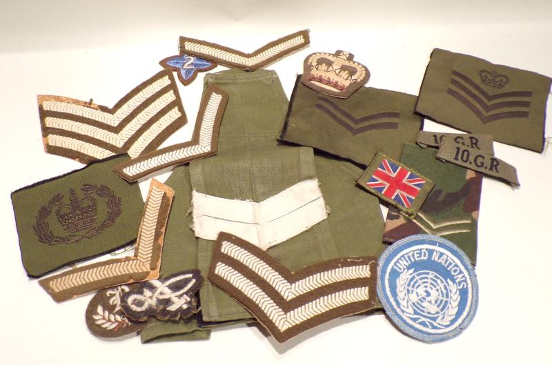 Military Brassard and Other Cloth Insignia.