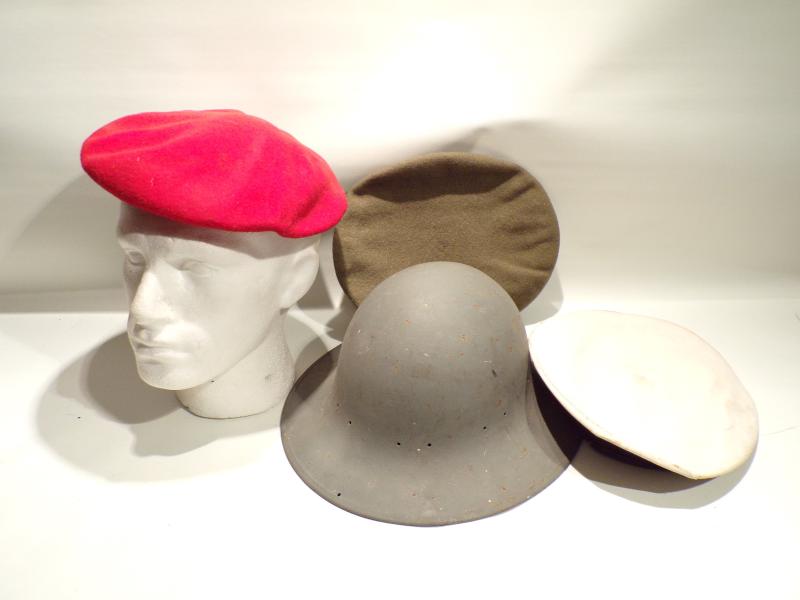 Various Vintage Headwear.