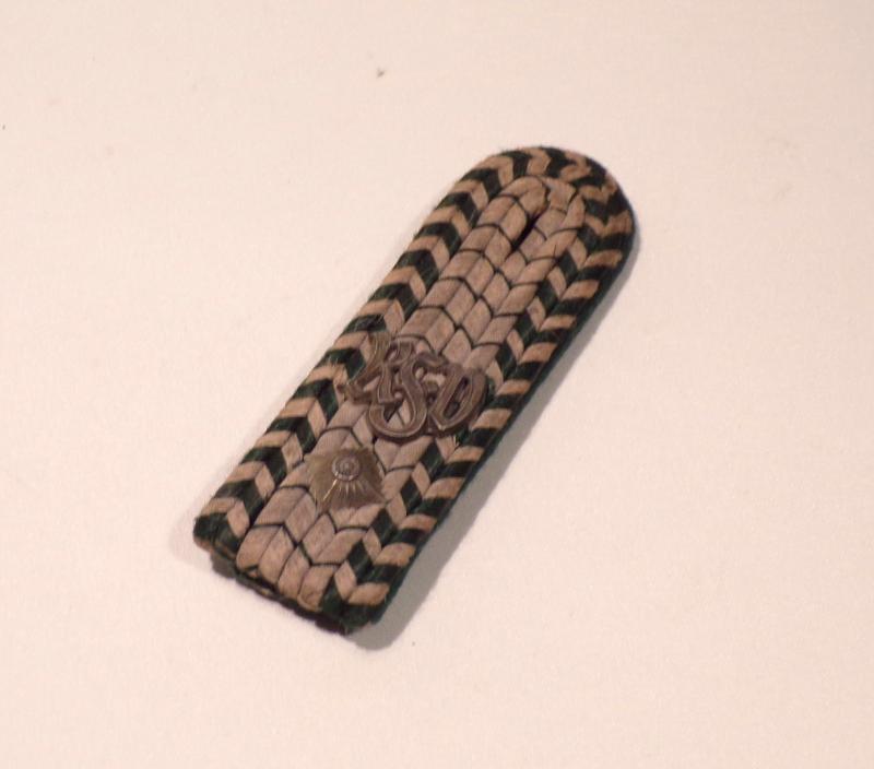 WW2 German Customs Officer Shoulder Board.