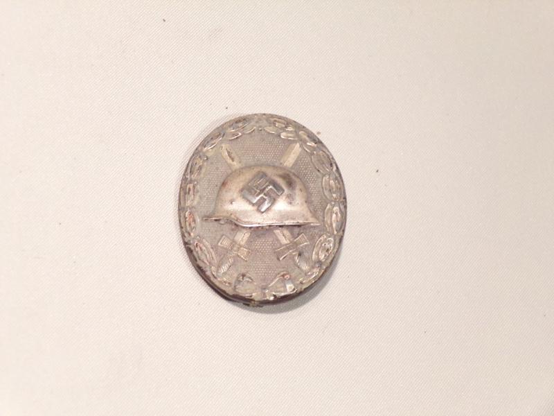 WW2 Silver Wound Badge by Rucker