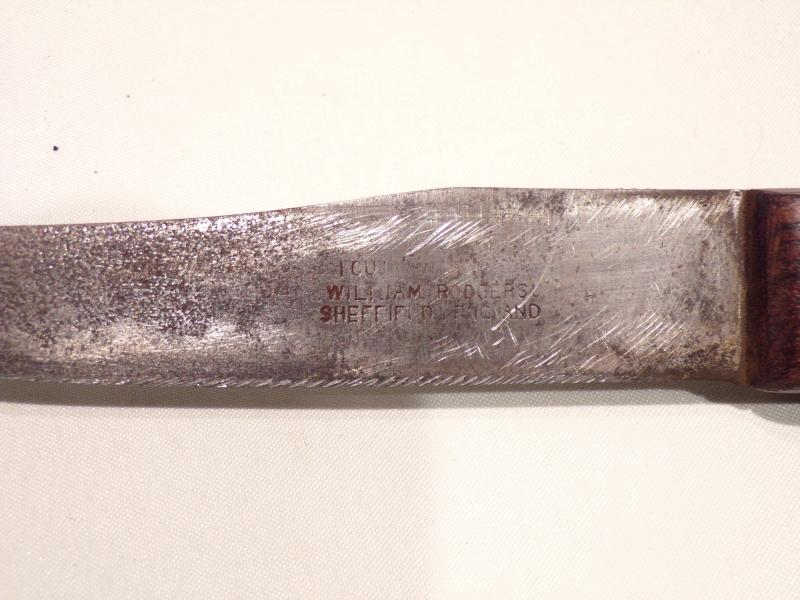 Victorian William Rogers Bowie Type Knife.