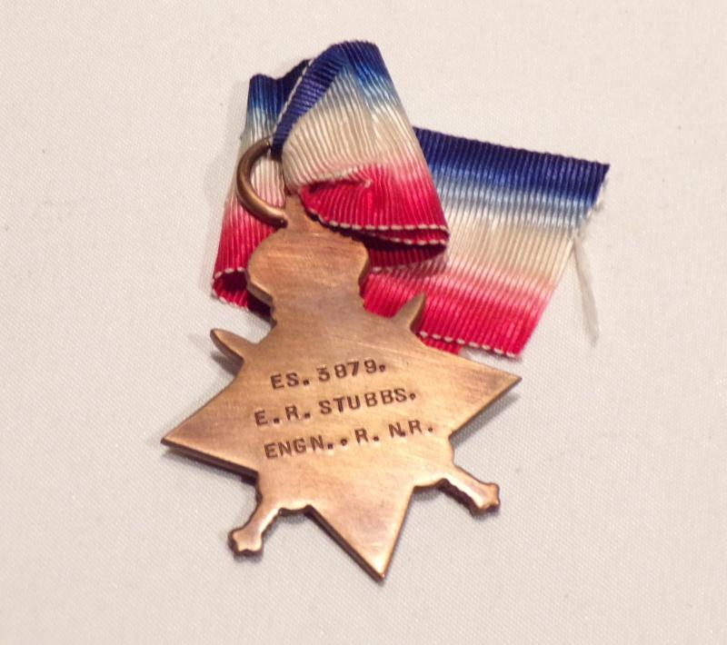 WW1 1914/15 Star Trio to Stubbs RNR & 14/15 Star to Son.