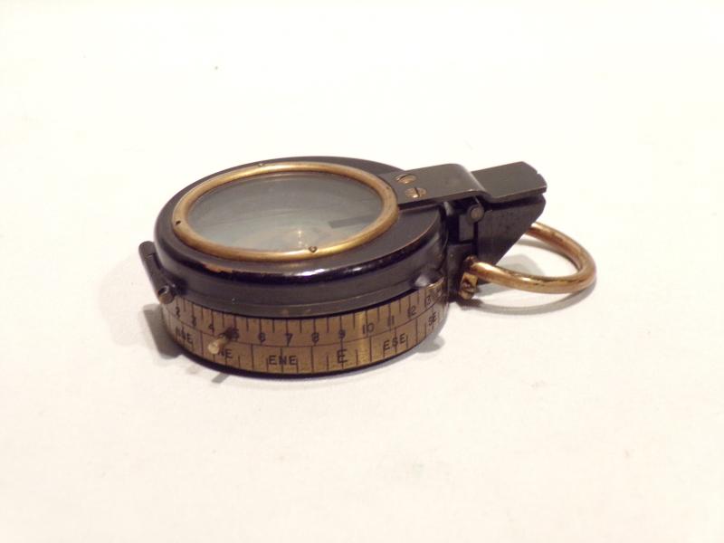 WW1 Officers Field Compass – Named to MC Winner.