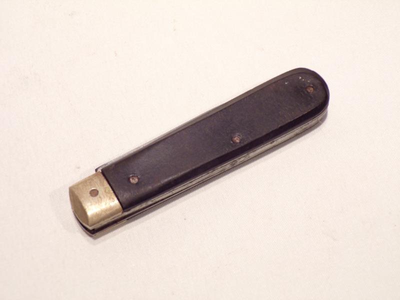 Unusual Military Folding Knife.