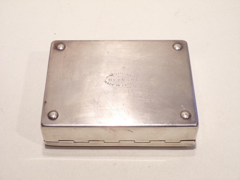 WW2 Era Silver Plated RAF Cigarette Box