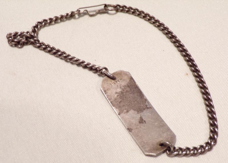 Officers Silver ID Bracelet – Major E Yorks Reg.