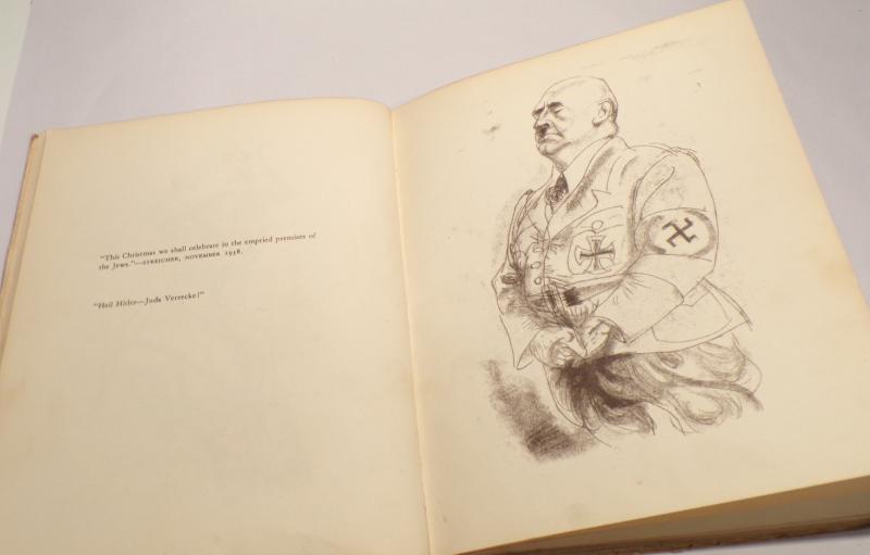 1940 First Edition ‘We Make History’ Anti-Nazi Caricatures by Ziller