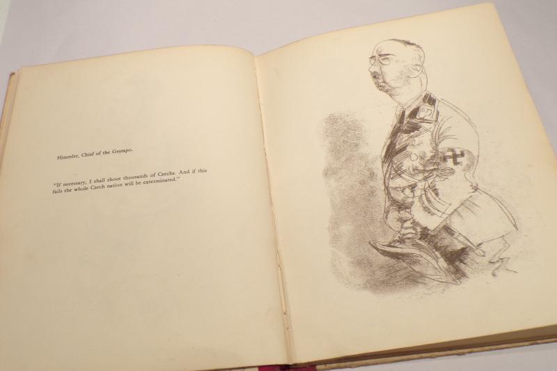 1940 First Edition ‘We Make History’ Anti-Nazi Caricatures by Ziller