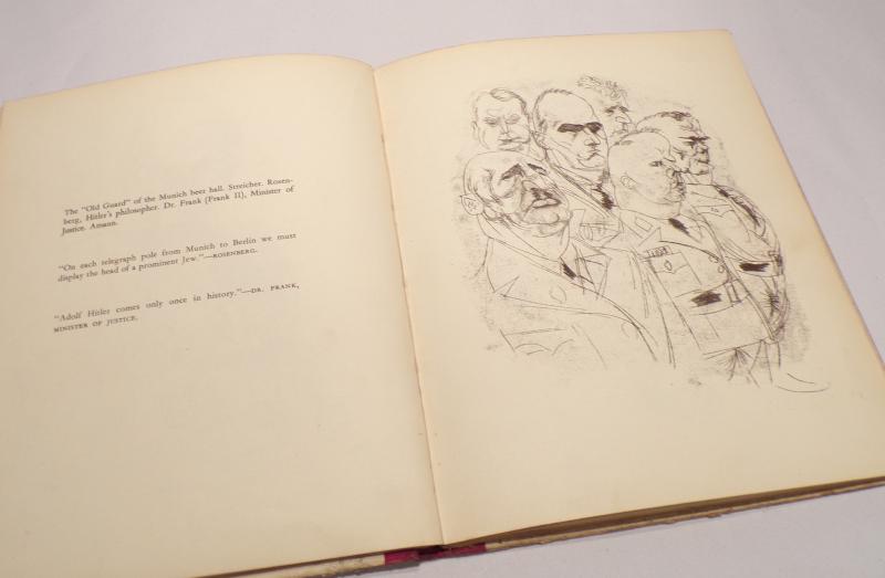 1940 First Edition ‘We Make History’ Anti-Nazi Caricatures by Ziller