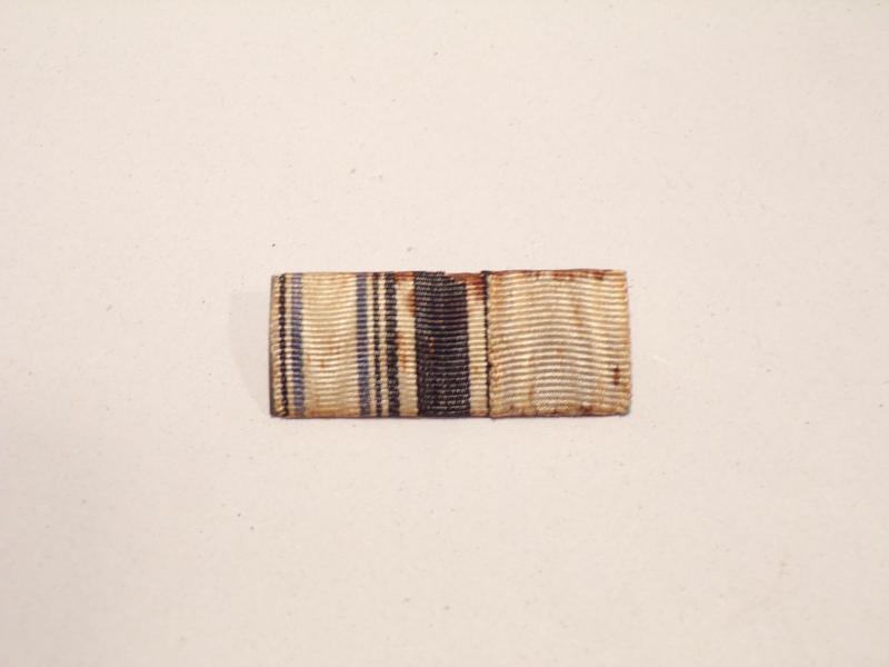 WW1 German Bavarian 3 Medal Ribbon Bar.