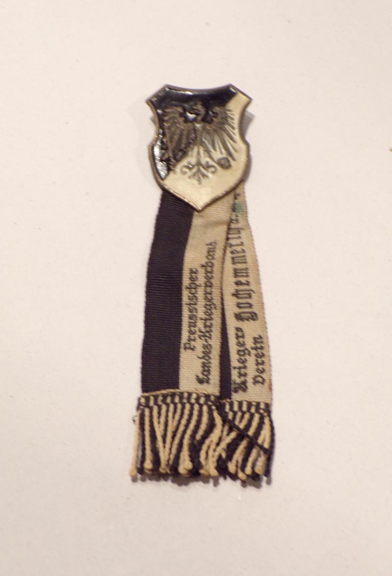 WW1 Prussian Veterans Badge.