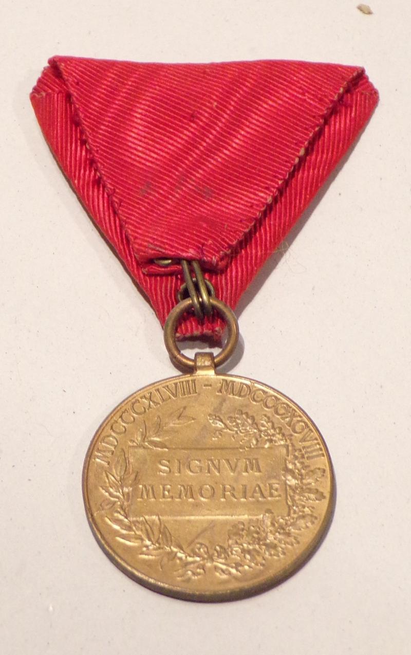 1898 Emperor Franz Josef's Jubilee Medal