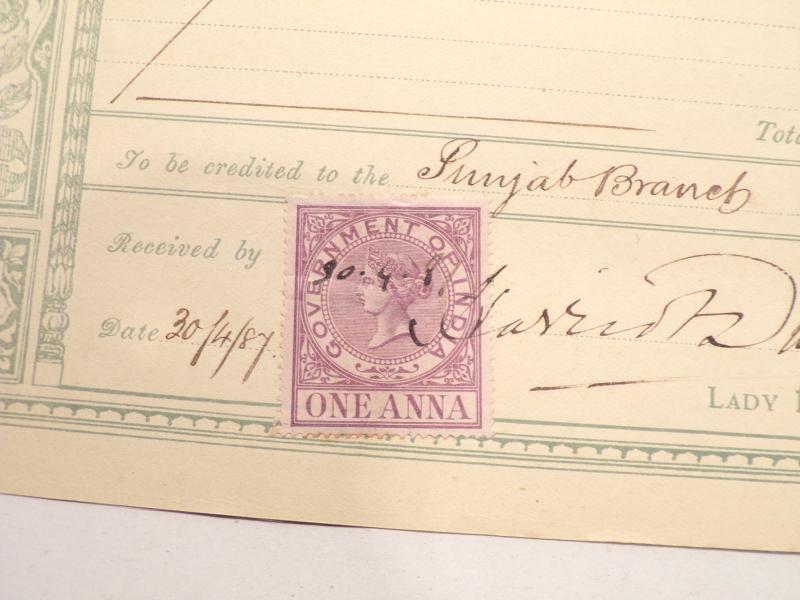 Possibly Unique 1887 Countess of Dufferin Fund Raiser