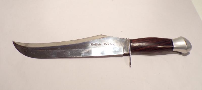 Vintage Buffalo Hunter Bowie Knife.