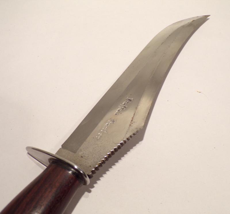 Vintage Buffalo Hunter Bowie Knife.