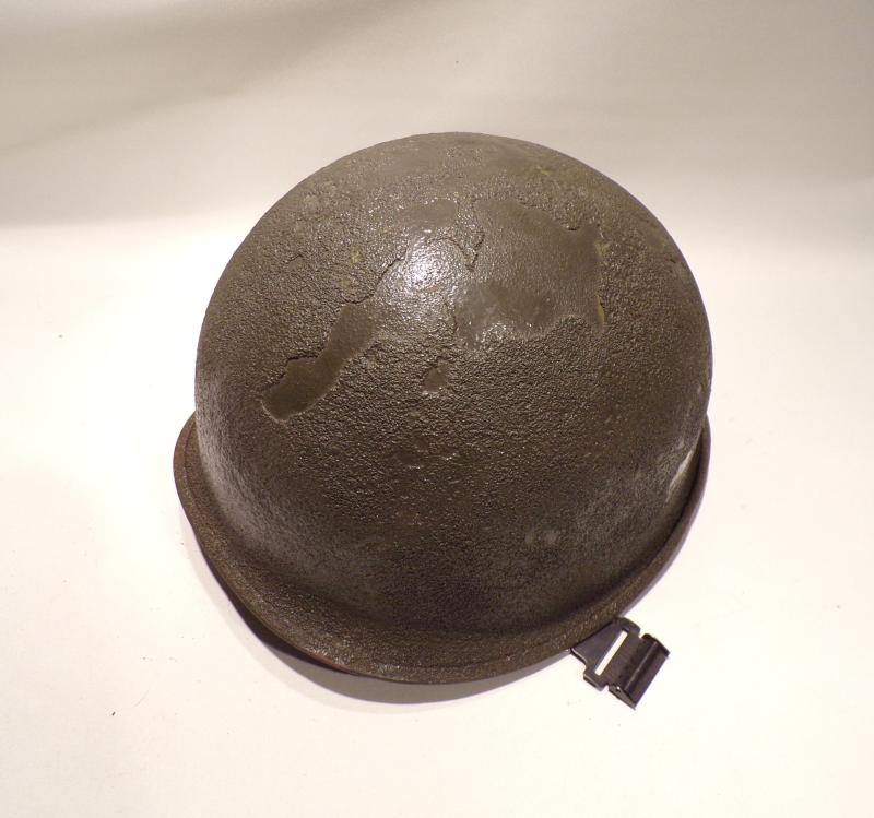Korean War Era US M1 Helmet, Liner & Camo Cover.