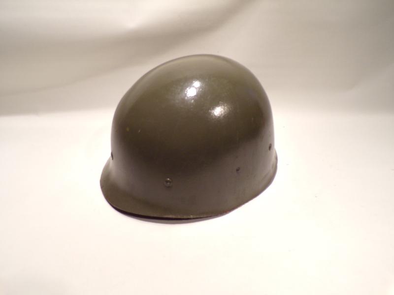 Korean War Era US M1 Helmet, Liner & Camo Cover.
