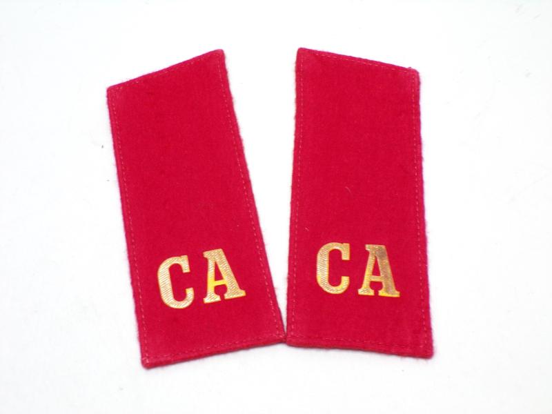 Vintage Pair of USSR Motorised Infantry Shoulder Boards