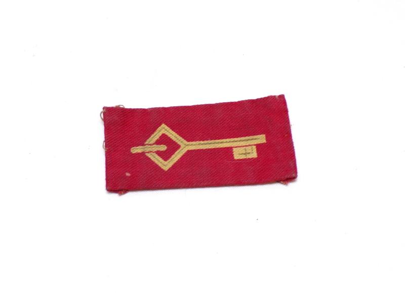 Gibraltar Garrison Cloth Badge