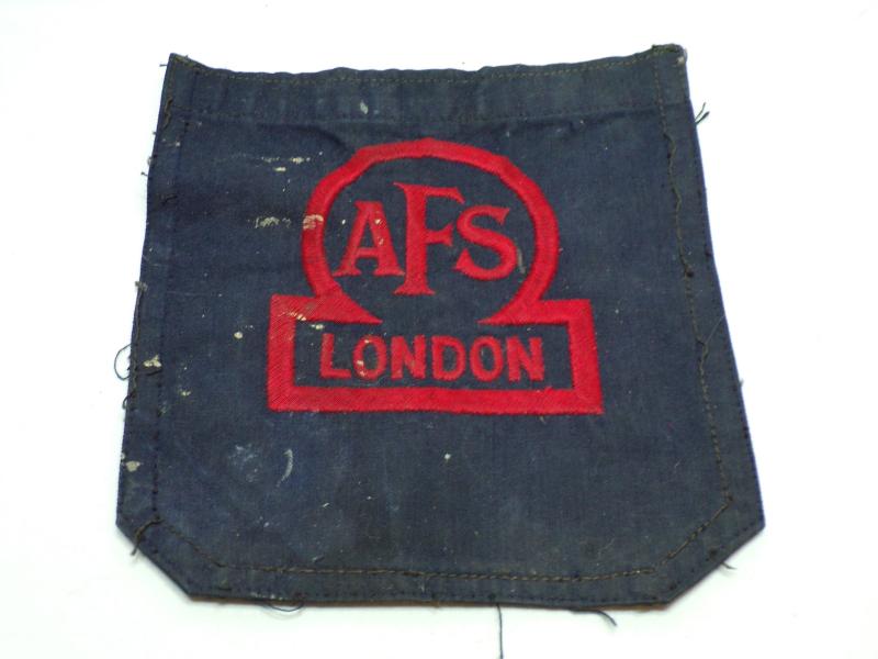 WW2 AFS London Pocket Badge