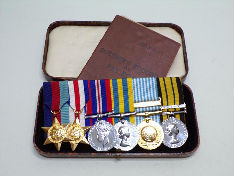 WW2 & Korea Group to Sharratt Northumberland Fusiliers / W Yorks R.