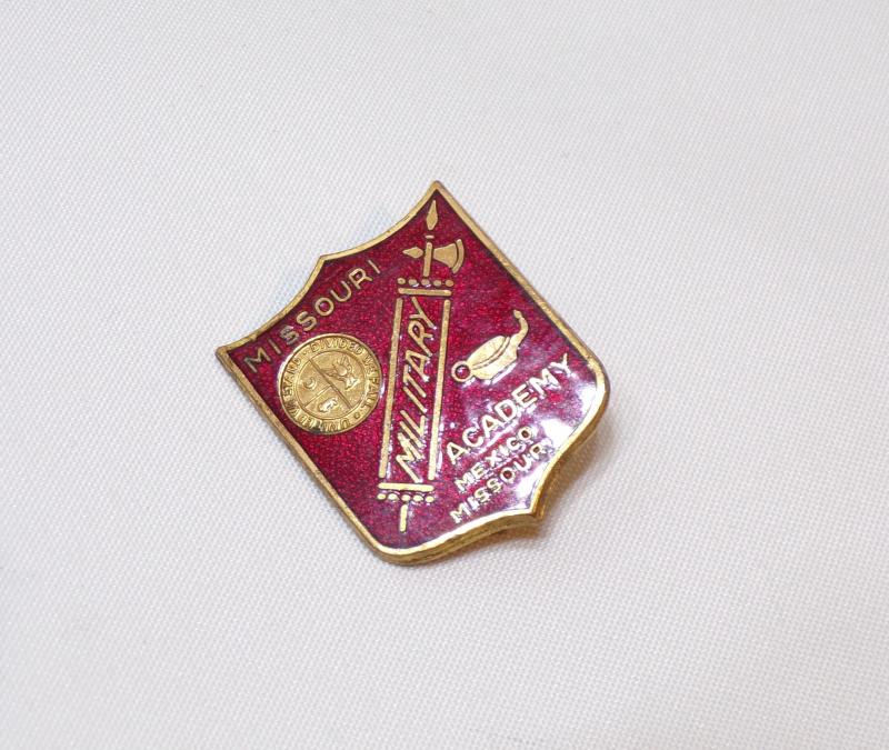 Vintage USA Missouri Military Academy Pin Badge