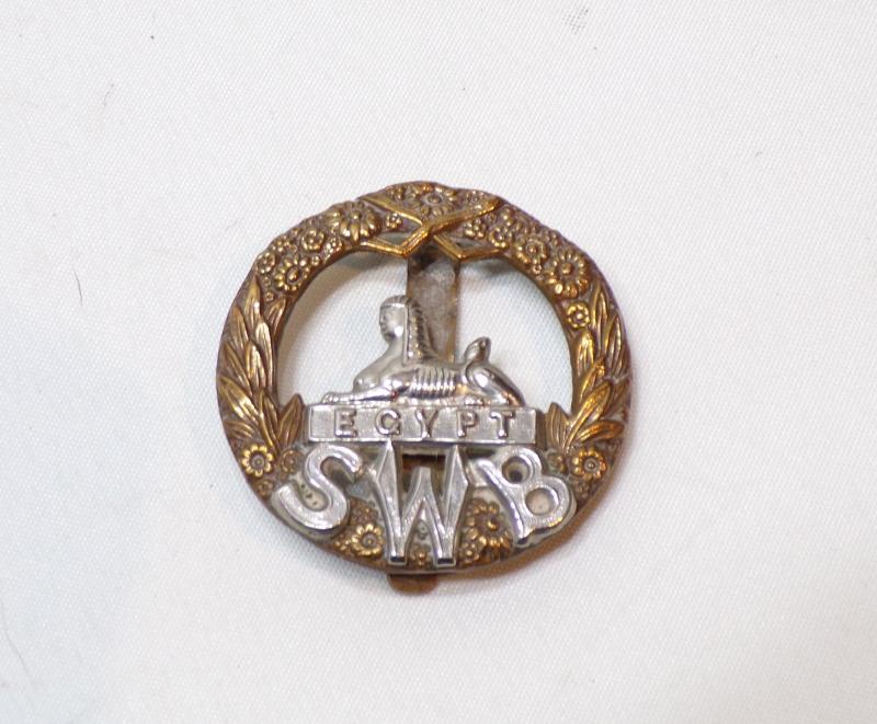 WW1 South Wales Borderers Cap Badge.