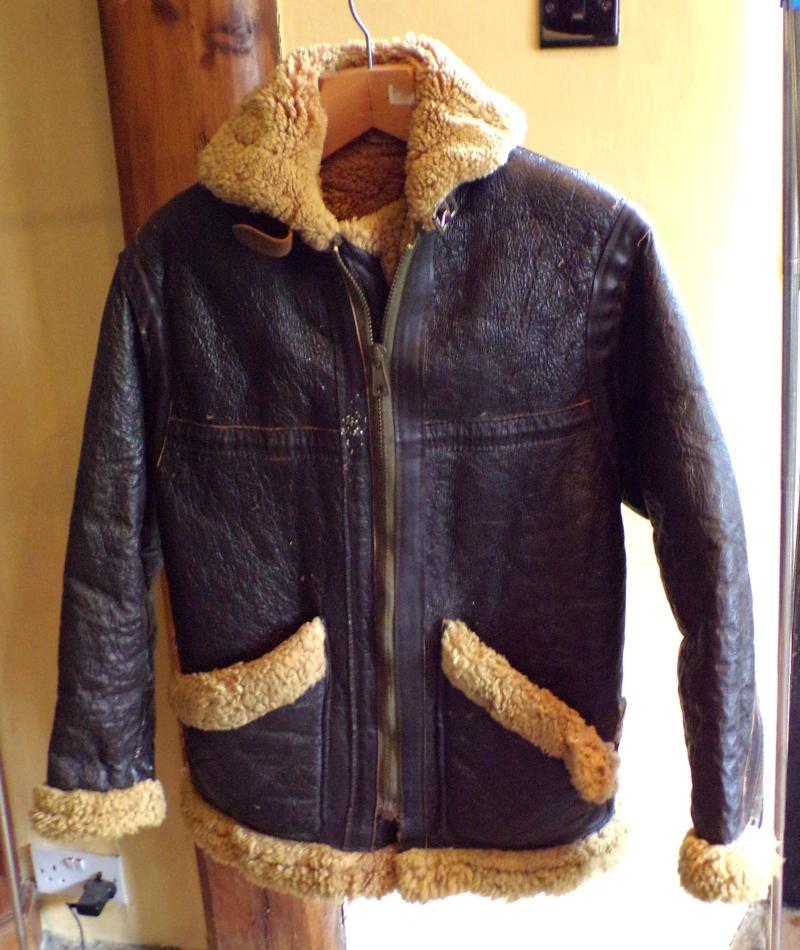 Vintage Leather Flying Jacket.